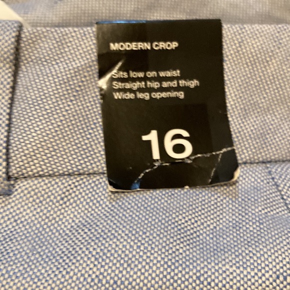 NWT THE LIMITED Pants Modern Crop Women’s Size 16  Linen & Cotton Blend - Picture 5 of 13